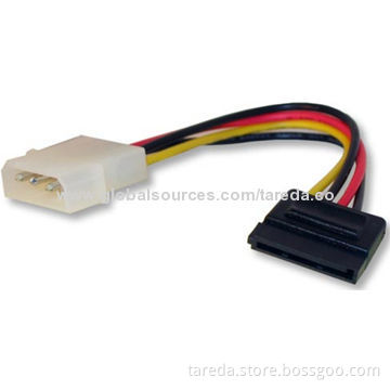 SATA Power Cable with 300V DC Hipot Test, OEM Orders Welcomed